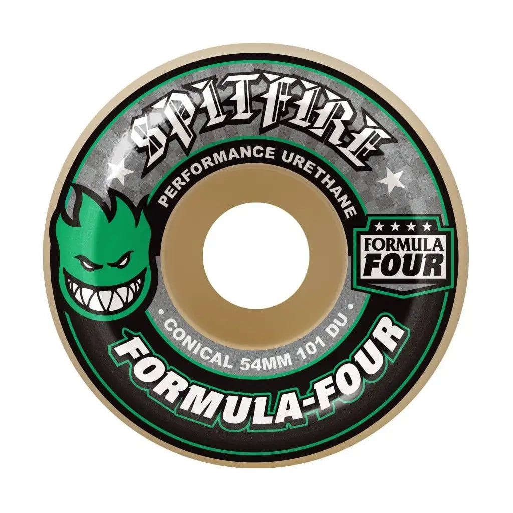 Spitfire Formula Four Conical 101D Skateboard Wheels Green 1