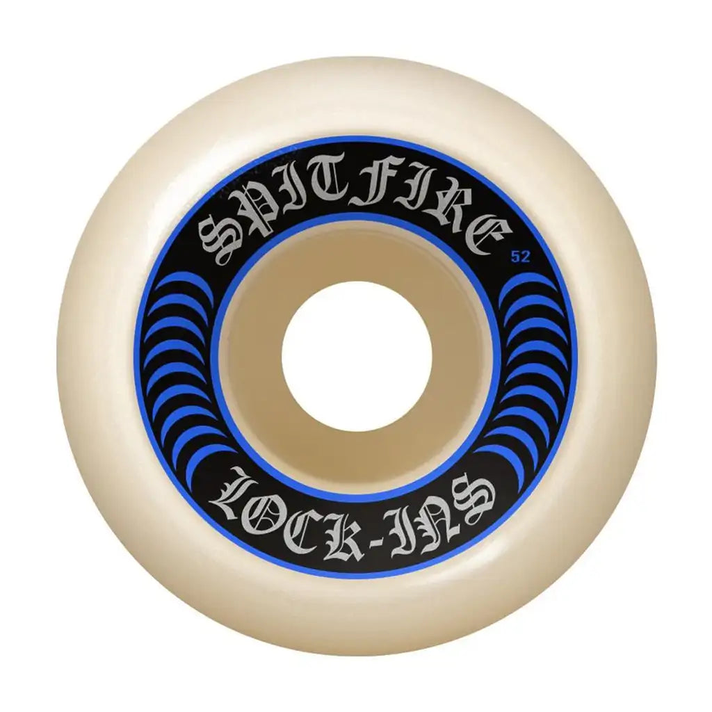 Spitfire Formula Four Lock Ins 99D Skateboard Wheels Blue 1