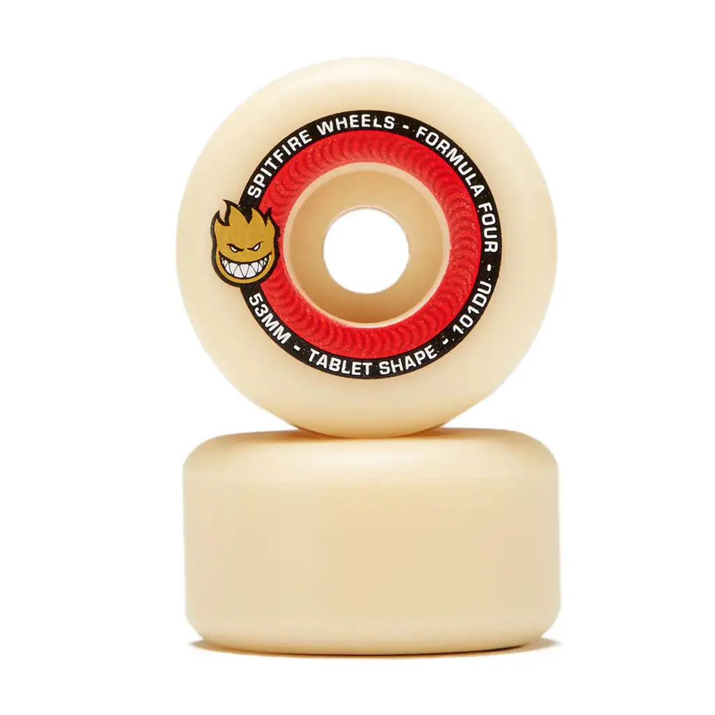 Spitfire Formula Four Tablets 101D Skateboard Wheels Red 2