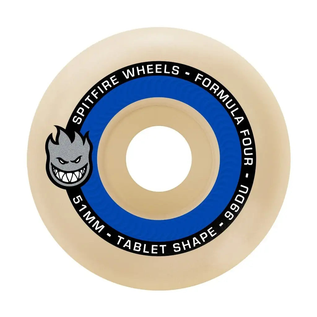 Spitfire Formula Four Tablets 99D Skateboard Wheels Blue