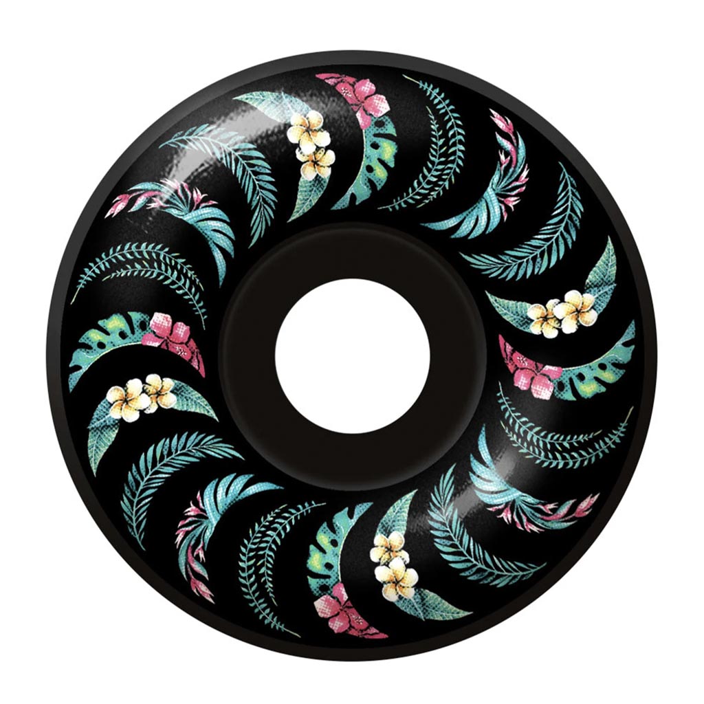 Spitfire Formula Four Team Floral 99A 55MM Classic Skateboard Wheels Black