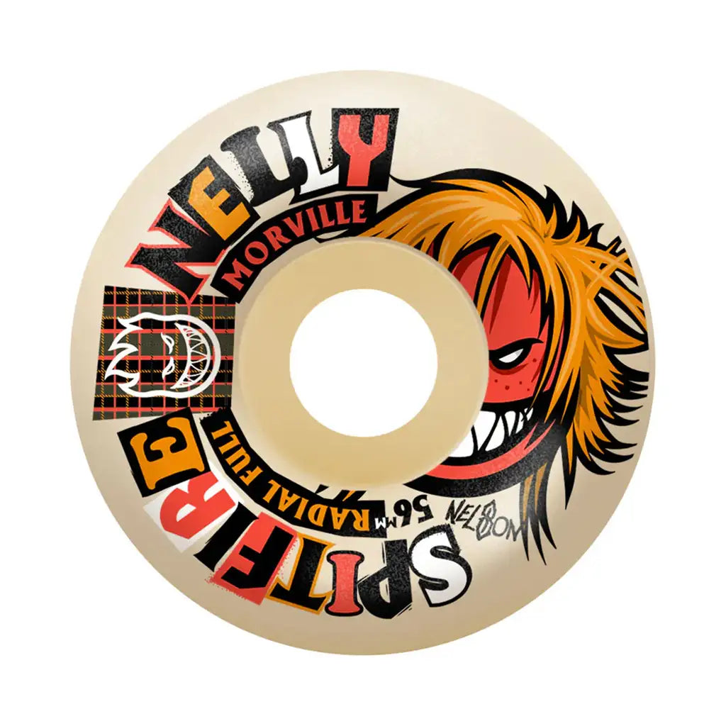 Nelly Morville F4 Rough Cut Radial Full 99D Skateboard Wheels 1