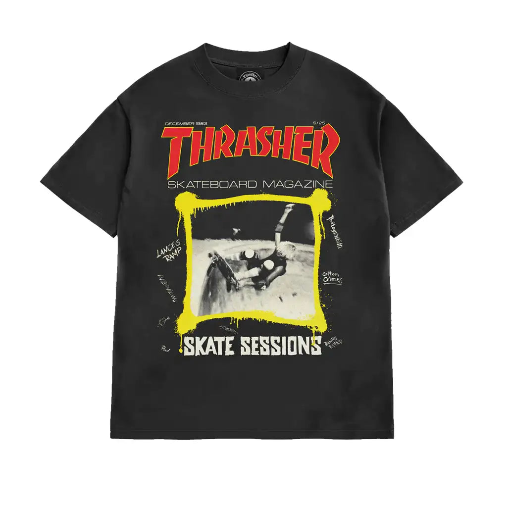 Thrasher December 1983 T-Shirt Black