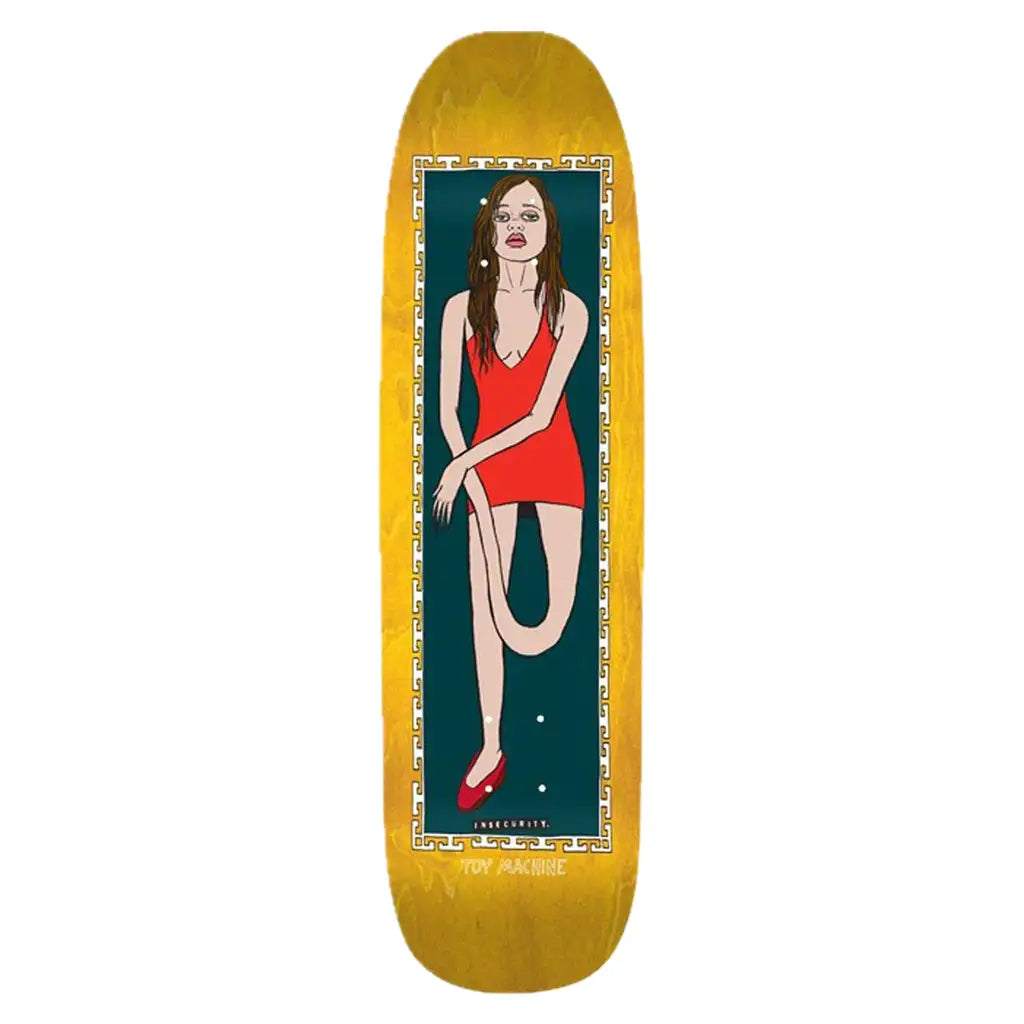 Toy Machine Ed Templeton Insecurity Skateboard Deck 8.5 ( Assorted Veneers )