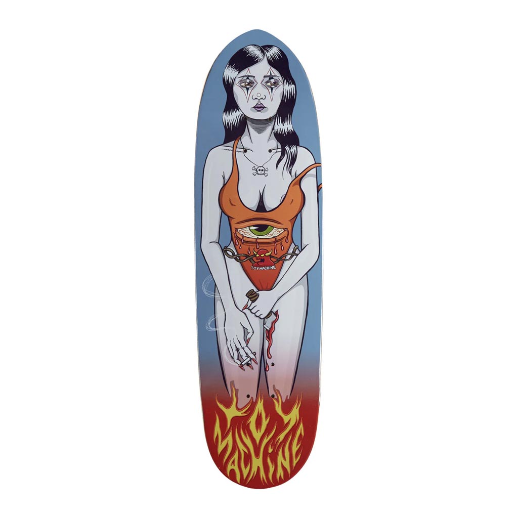 Toy Machine Team Halloween 2025 8.63” Shaped Skateboard Deck 14 WB