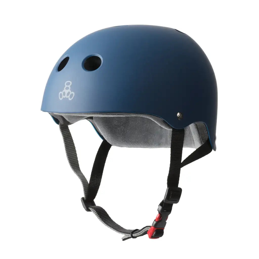 Certified Sweatsaver Skateboard Helmet Navy Matte