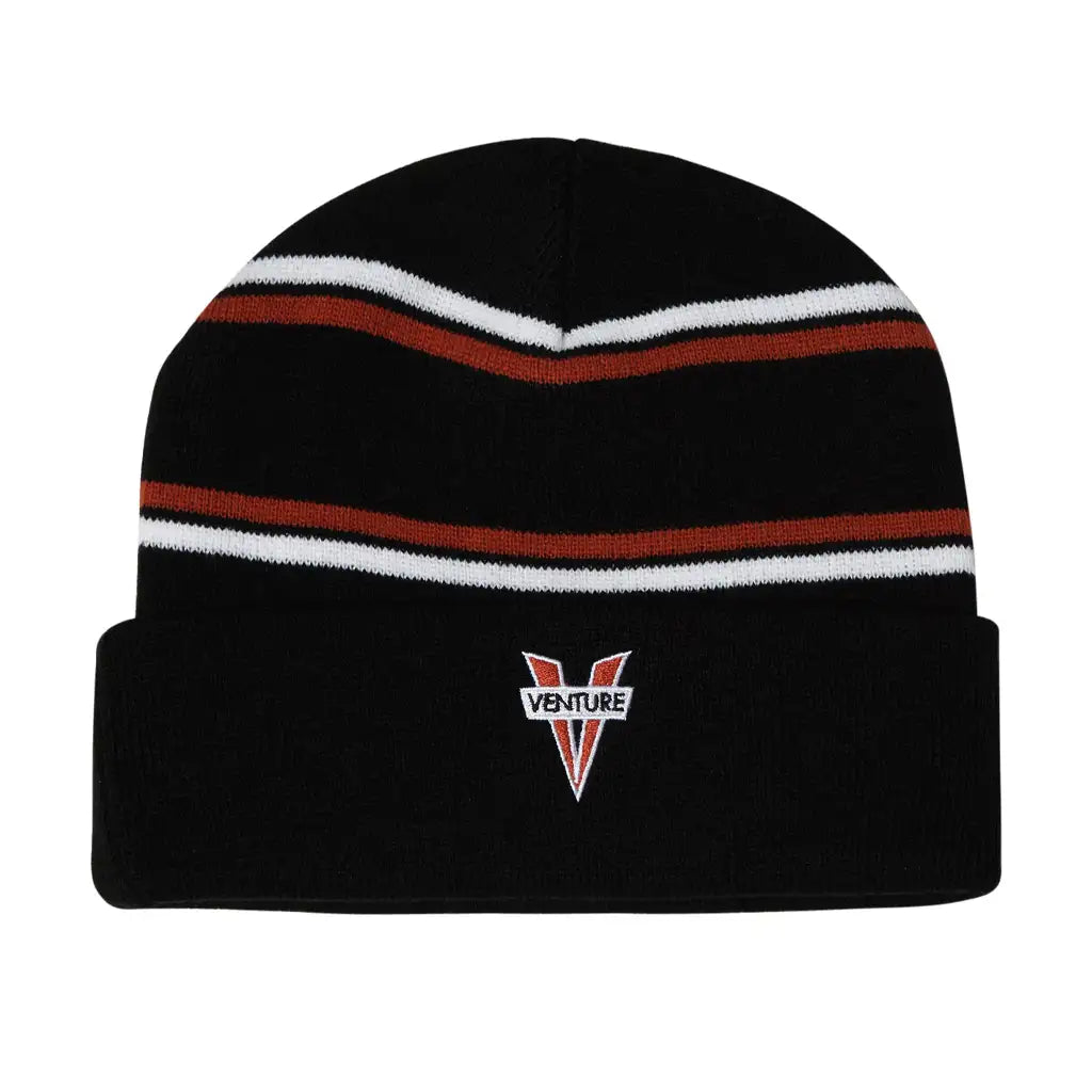 Venture Heritage Cuff Beanie Black / Red