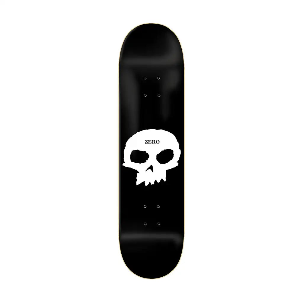Team Single Skull Skateboard Deck 8.75