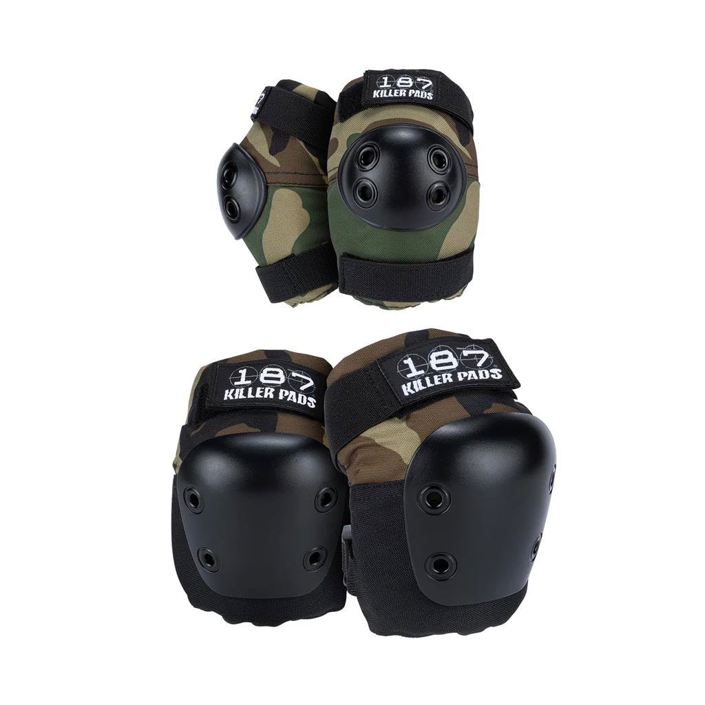 187 Killer Pads Six Pack Skateboard Pads Camo