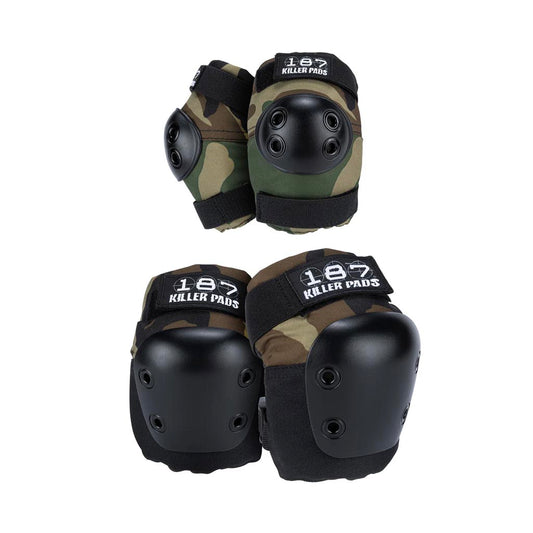 187 Killer Pads Six Pack Skateboard Pads Camo