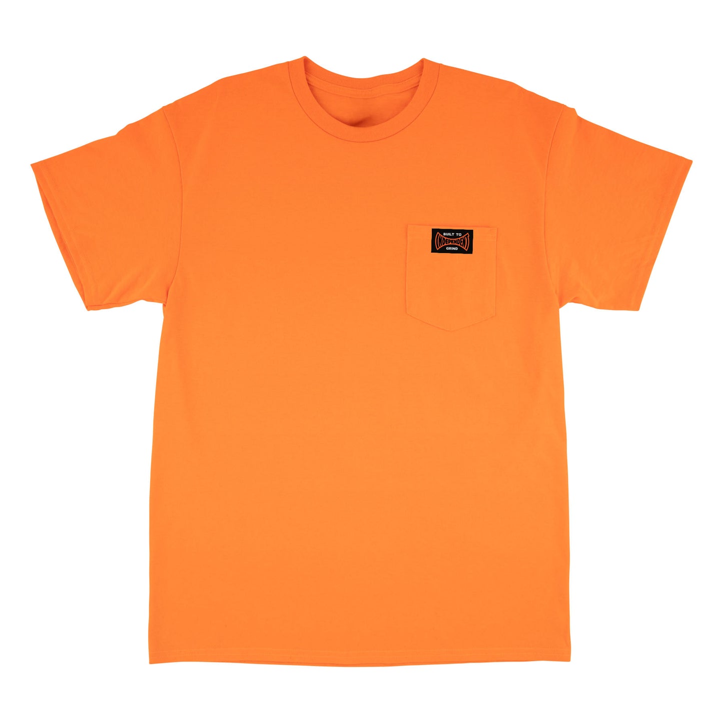 Independent Built To Grind Pocket T-Shirt Orange