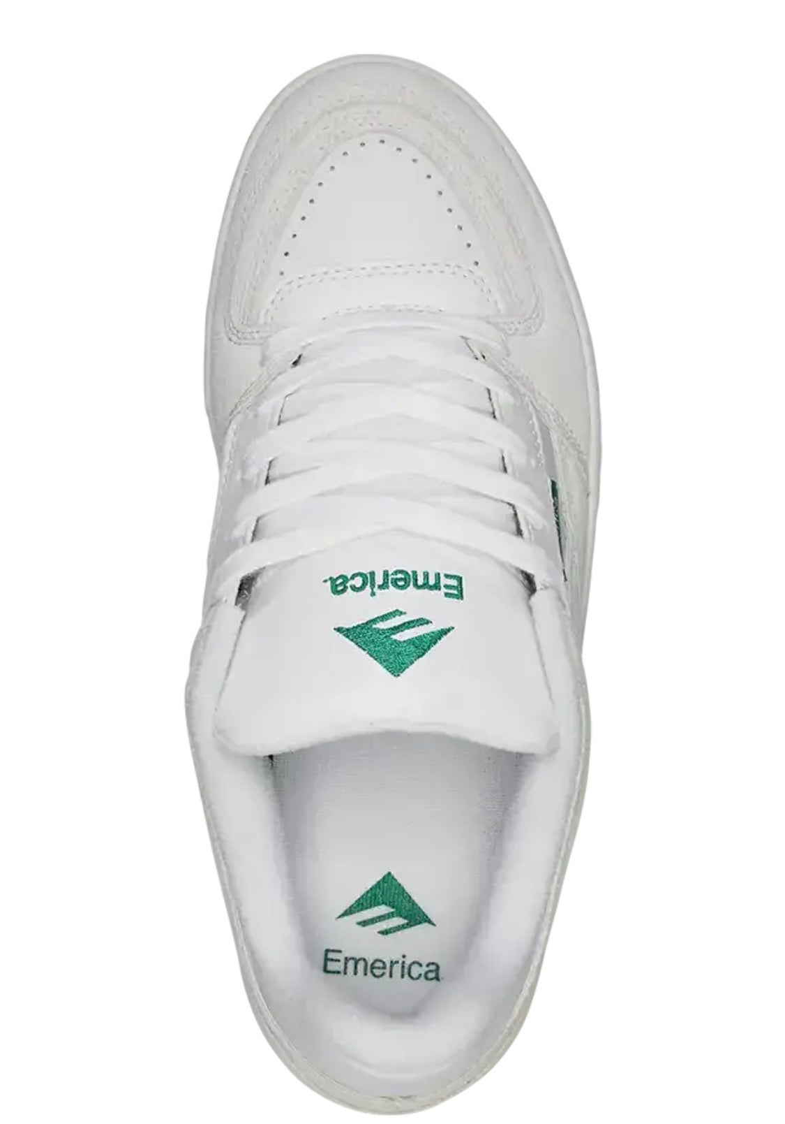 Emerica Mute Skate Shoes - White/Light Grey