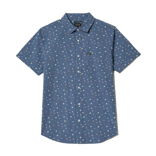 Charter Print Micro Floral Azure Blue