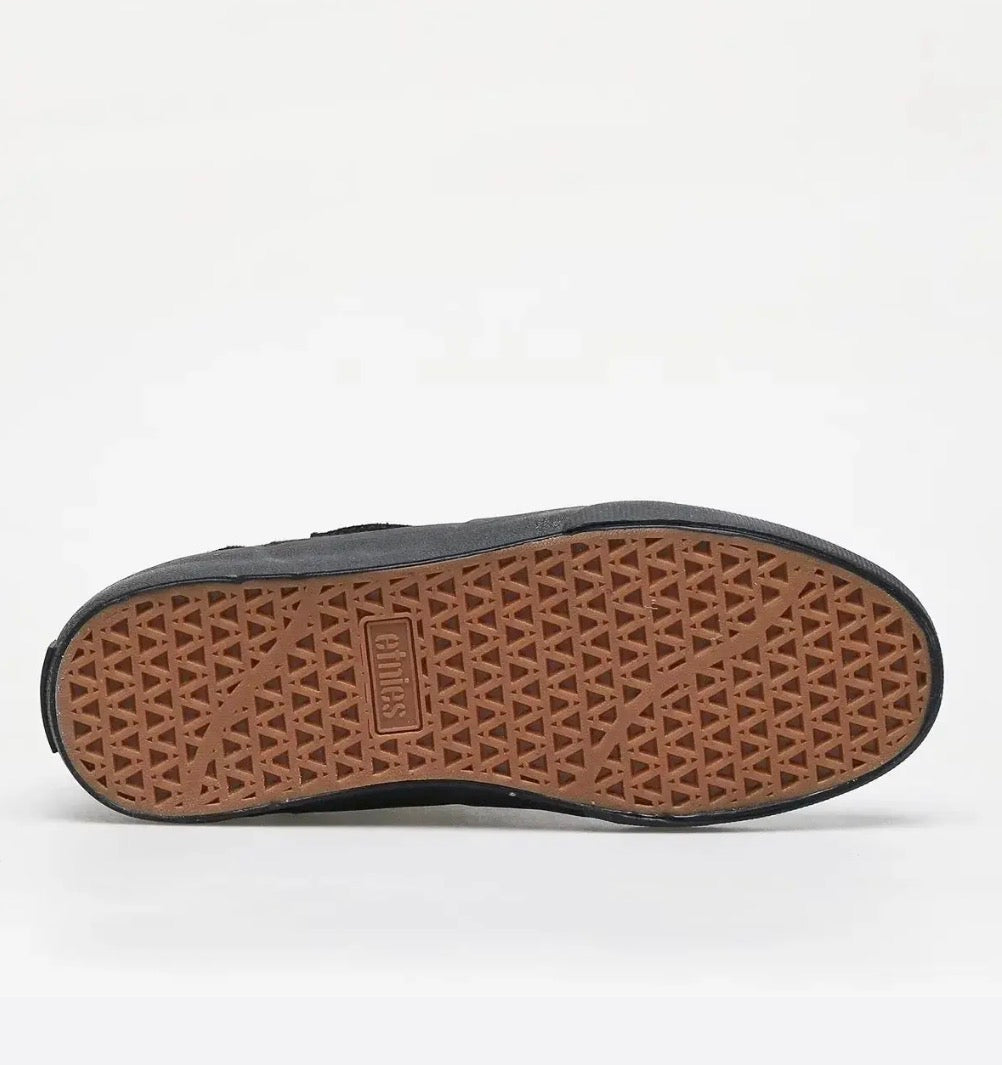 Etnies Barge LS Black/Black Skateboard Shoes
