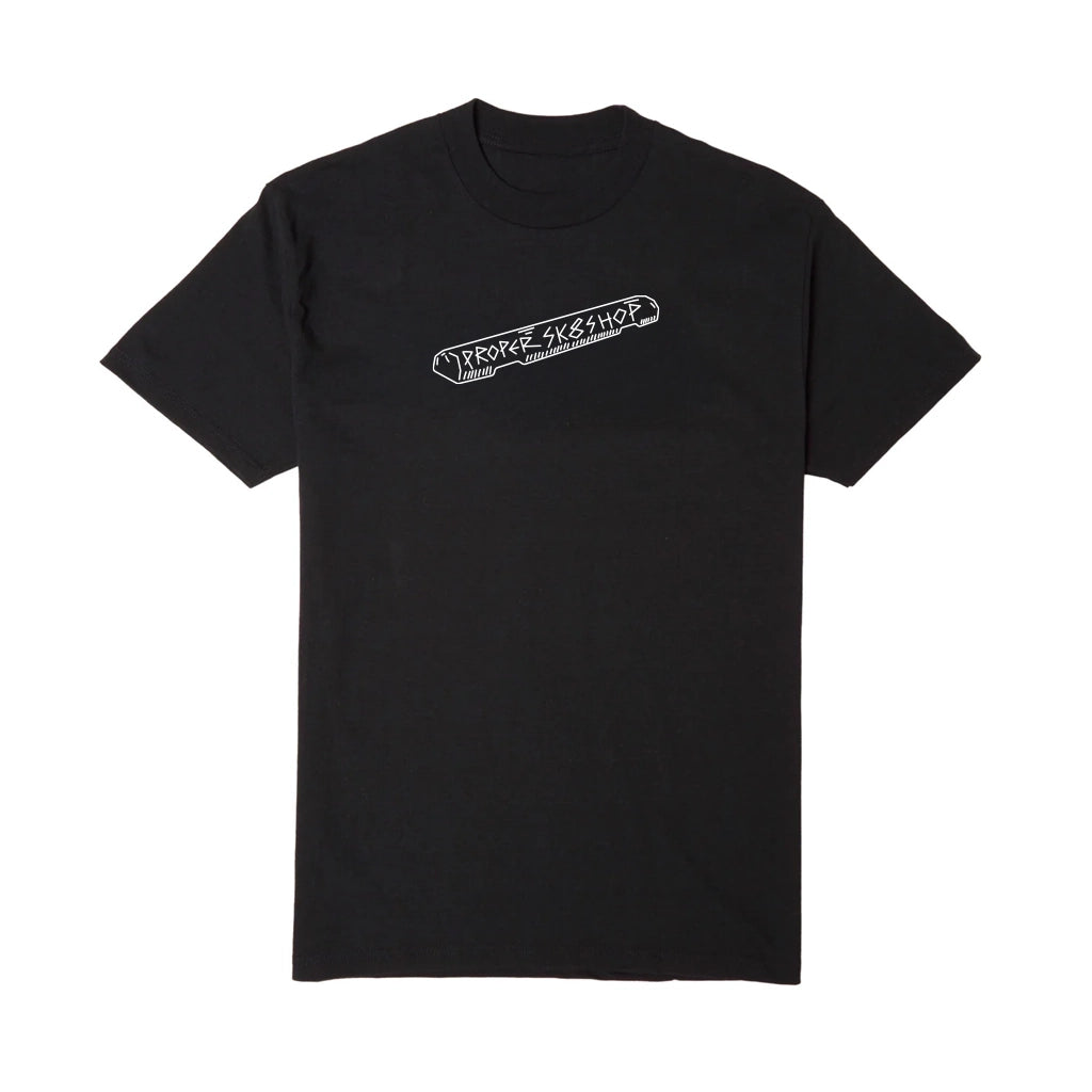 Proper Skateshop Curb T-Shirt Black
