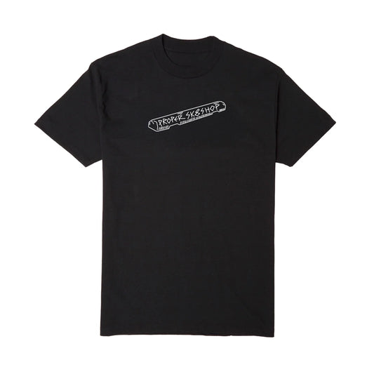 Proper Skateshop Curb T-Shirt Black