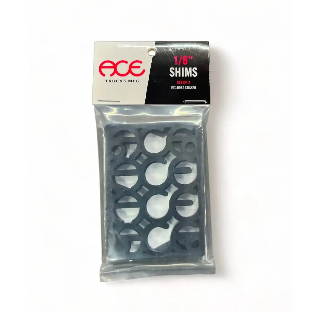 Ace 1/8" Skateboard Risers Black