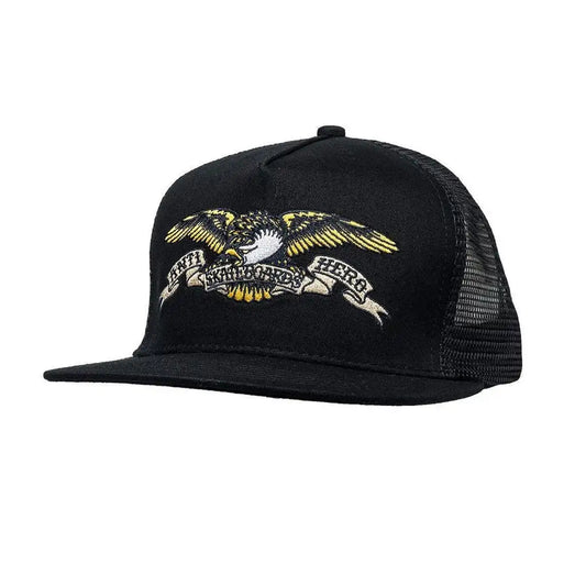 Anti Hero Eagle Embroidered Trucker Hat Black