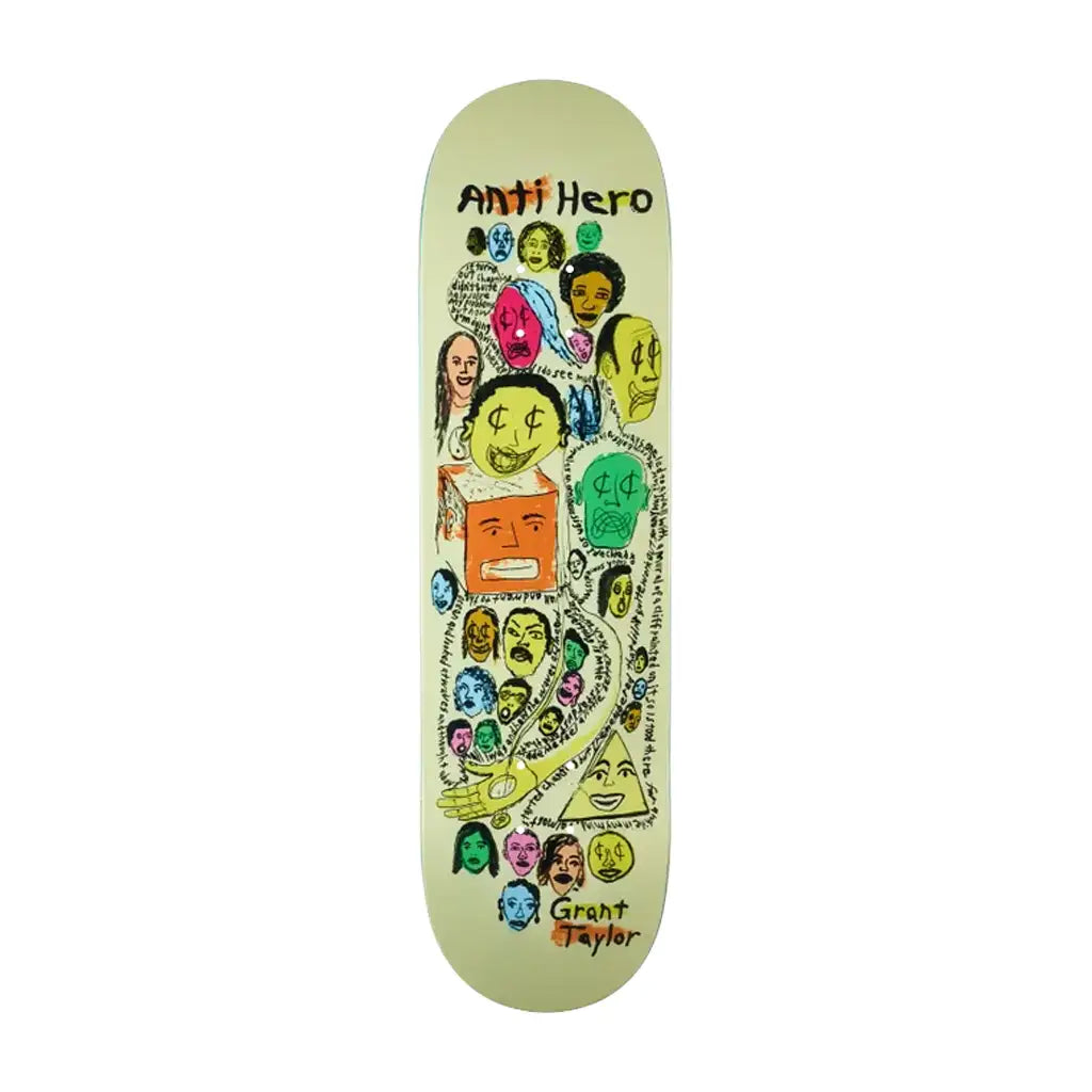 Anti Hero Grant Expressions Skateboard Deck 8.5