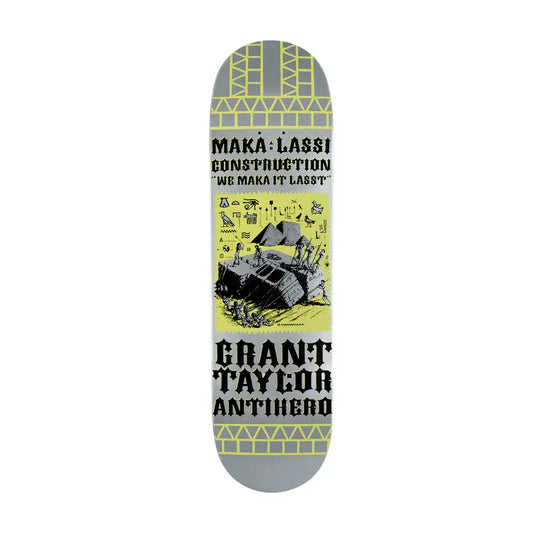 Grant Taylor Mak Lassi Construction DBX Skateboard Deck 8.5