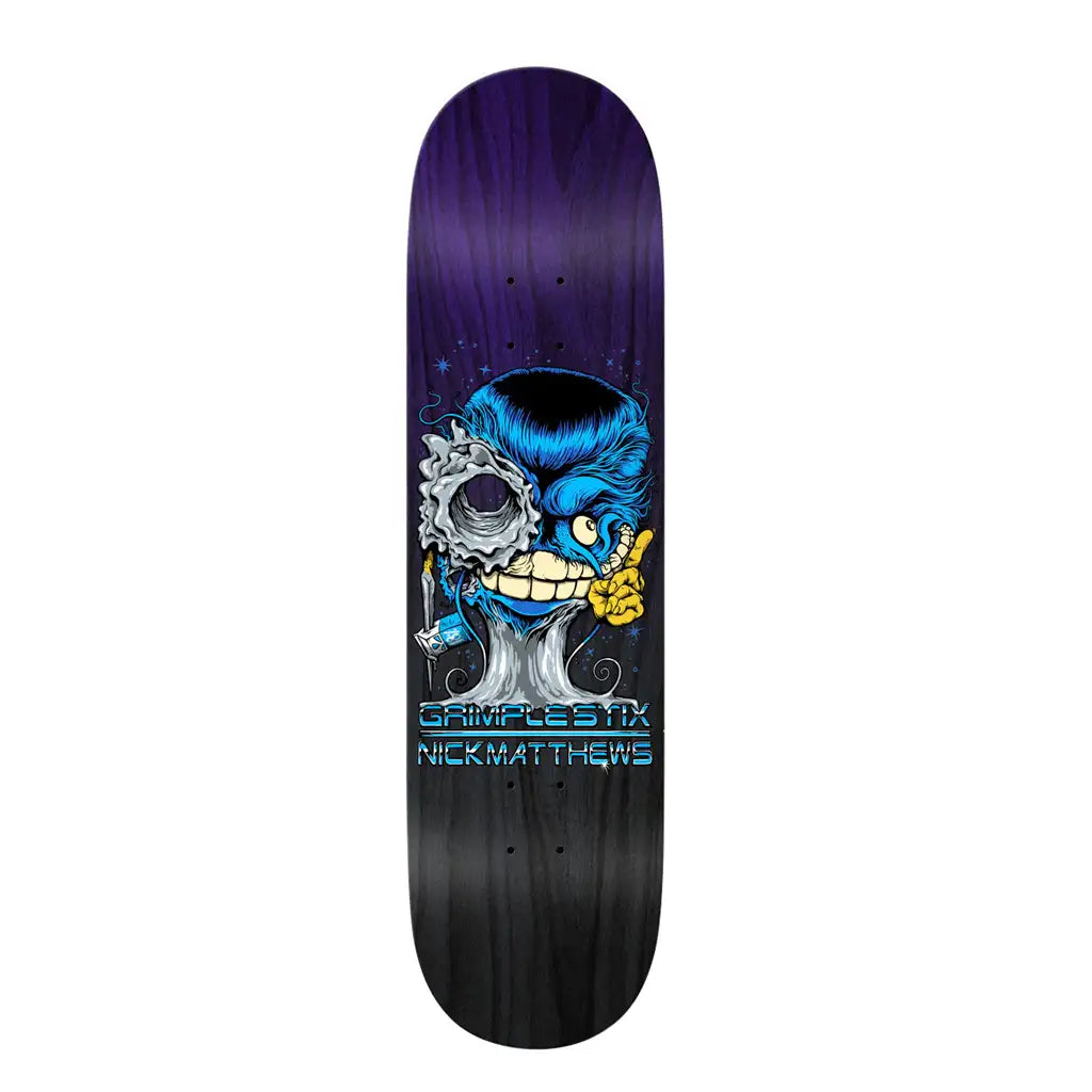 Anti Hero Matthews Grimplestix Grimplenator Skateboard Deck 8.5