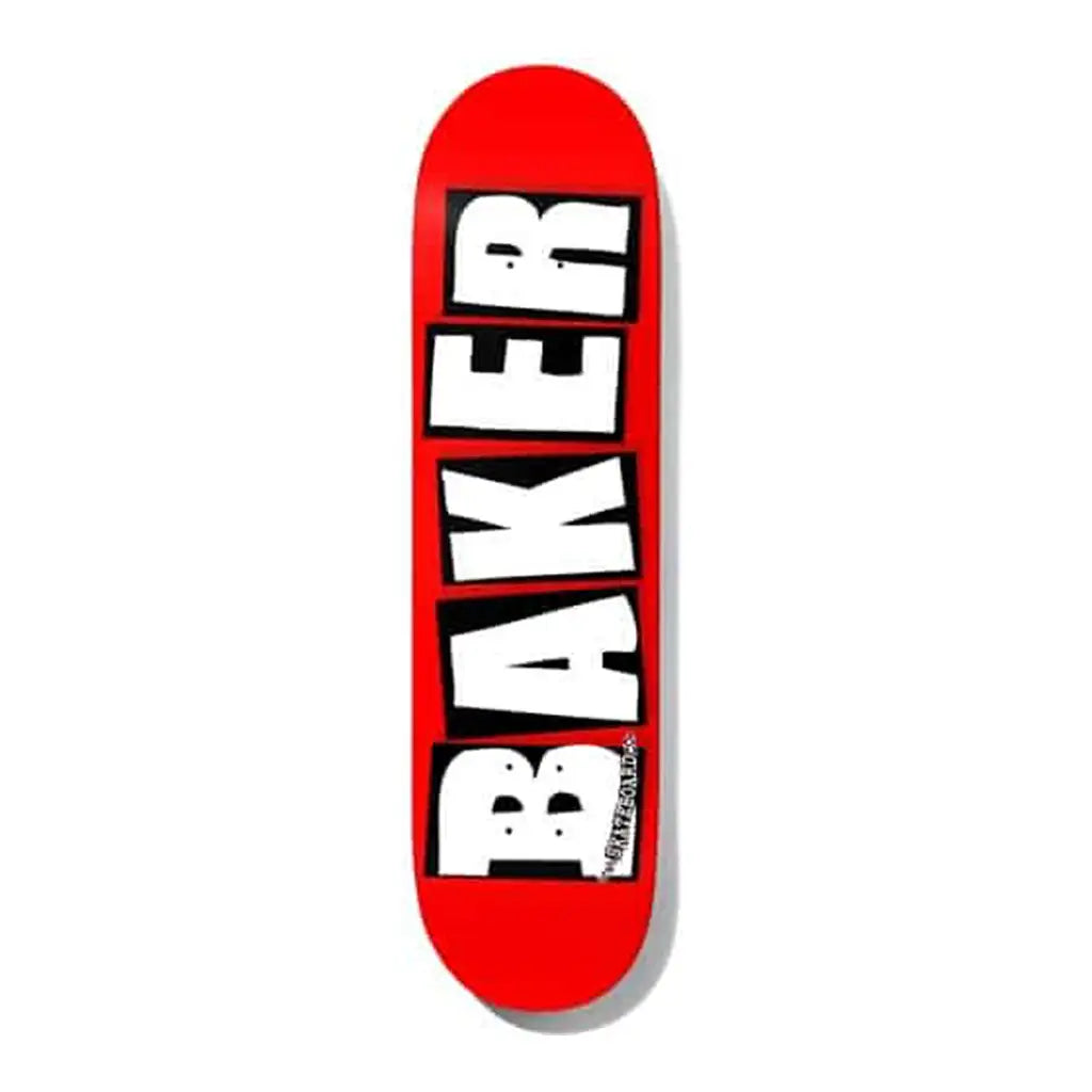 Baker Team Brand Logo Skateboard Deck White 8.5