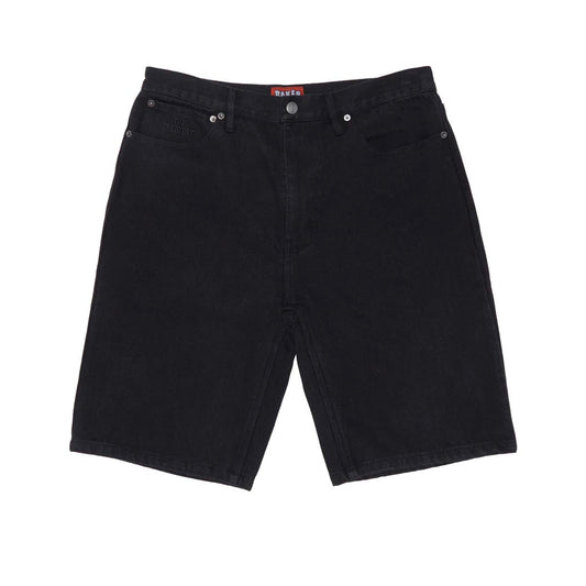 Baker Warner Black Denim Shorts
