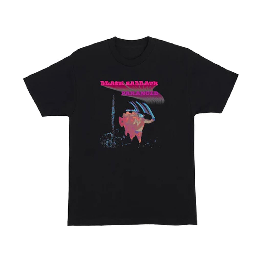 Black Sabbath X OJ Wheels Paranoid T-Shirt Black