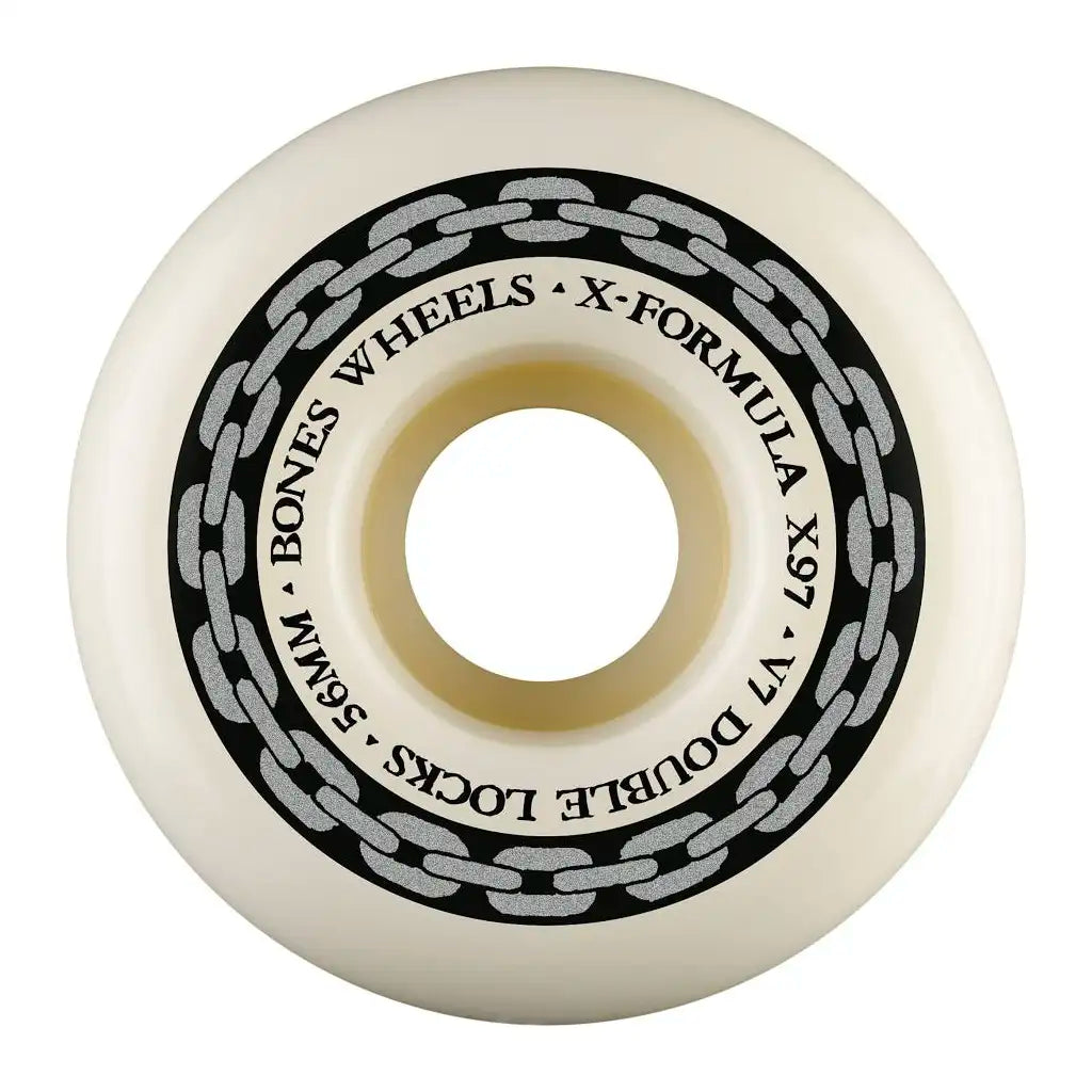 Bones Double Locks  X-Formula V7 97A 56MM Skateboard Wheels