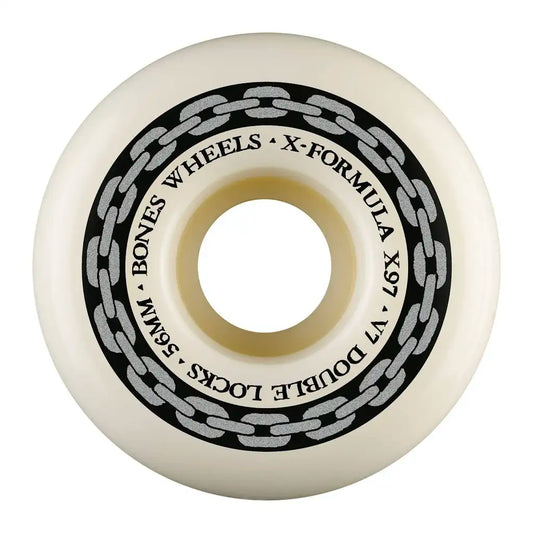 Bones Double Locks  X-Formula V7 97A 56MM Skateboard Wheels