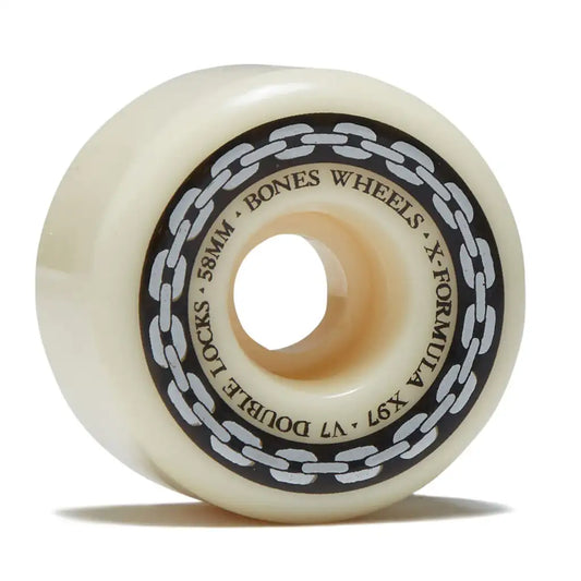 Bones Double Locks  X-Formula V7 97a 58MM Skateboard Wheels