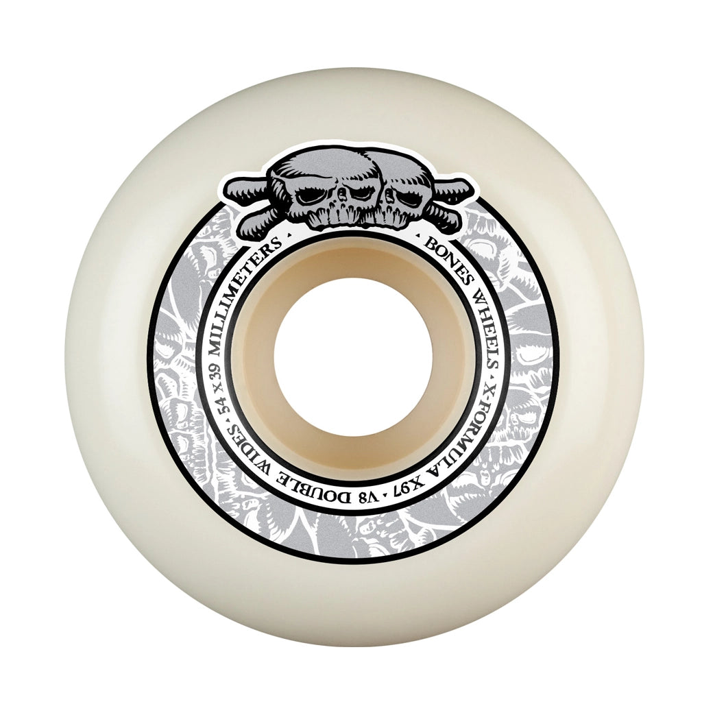 Bones Double Wides  X-Formula V8 97a Skateboard Wheels