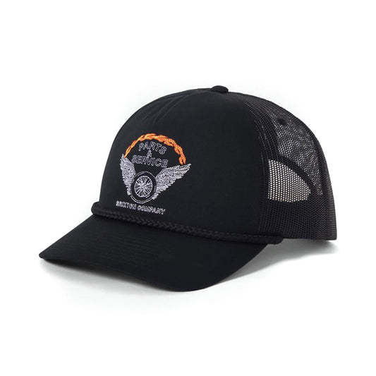 Brixton Leeway MP Trucker Hat Black / Black