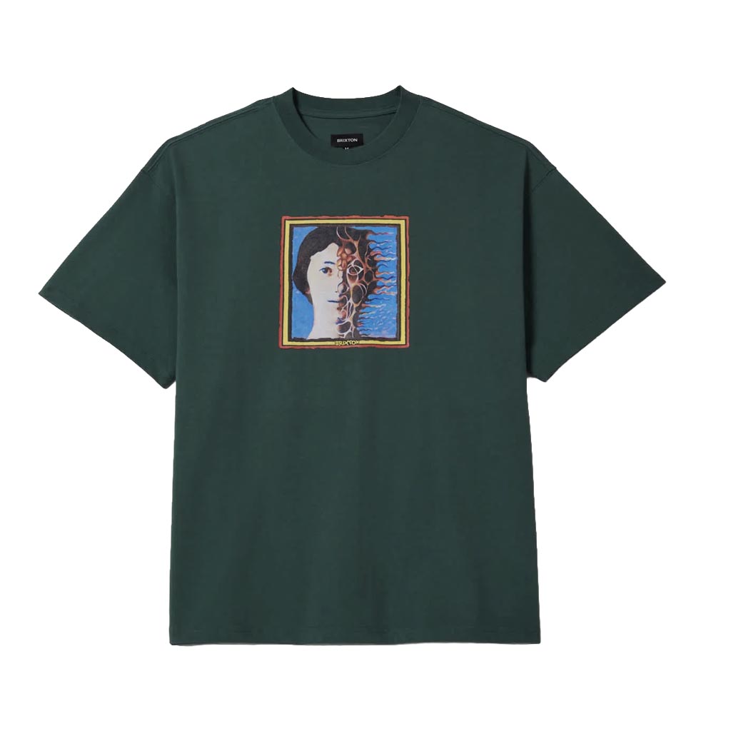 Brixton Transform Oversized T-Shirt Primal Green