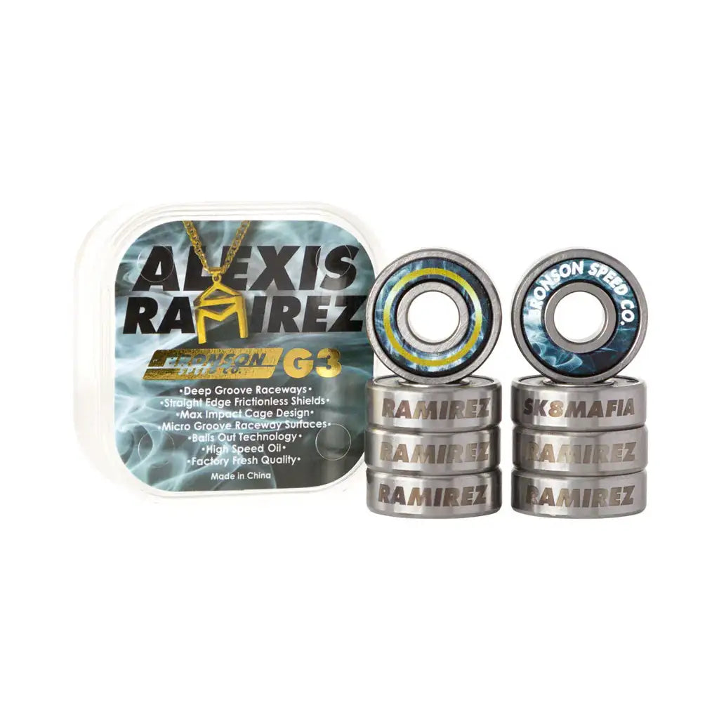 Bronson Alexis  Ramirez G3 Skateboard Bearings