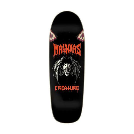 Creature Torres Skull Bat Skateboard Deck 9.55