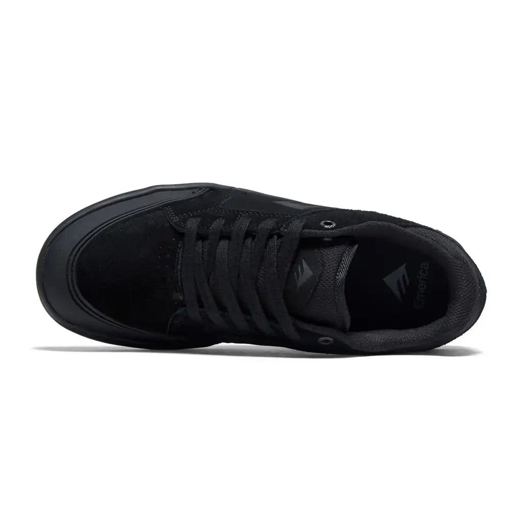 Emerica Heritic Skateboard  Shoe Black / Black / Gum