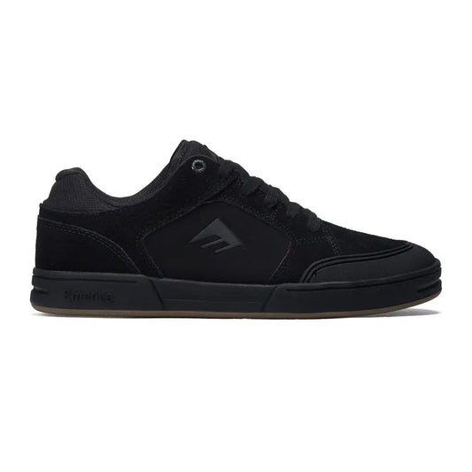 Emerica Heritic Skateboard  Shoe Black / Black / Gum