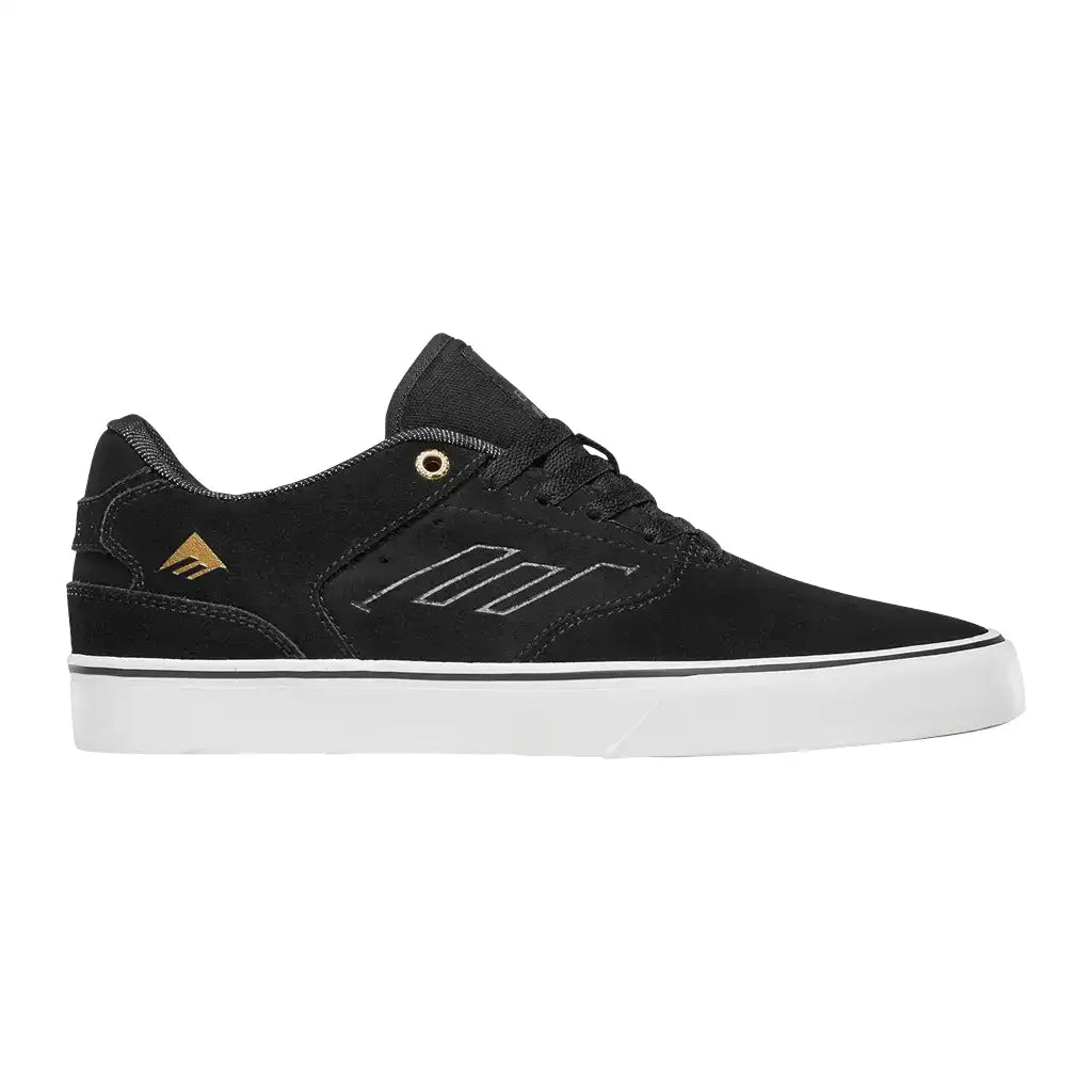 Emerica Low Vulc Skateboard  Shoe Black / Gold / White 1