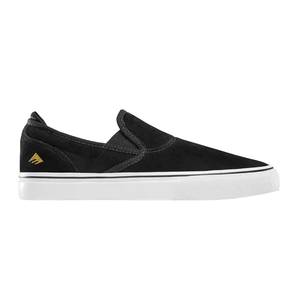 Emerica Wino G6 Skateboard  Shoe Black / White / Gold 1