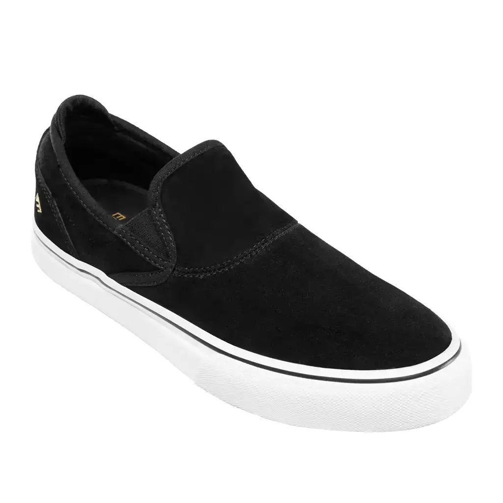 Emerica Wino G6 Skateboard  Shoe Black / White / Gold 2