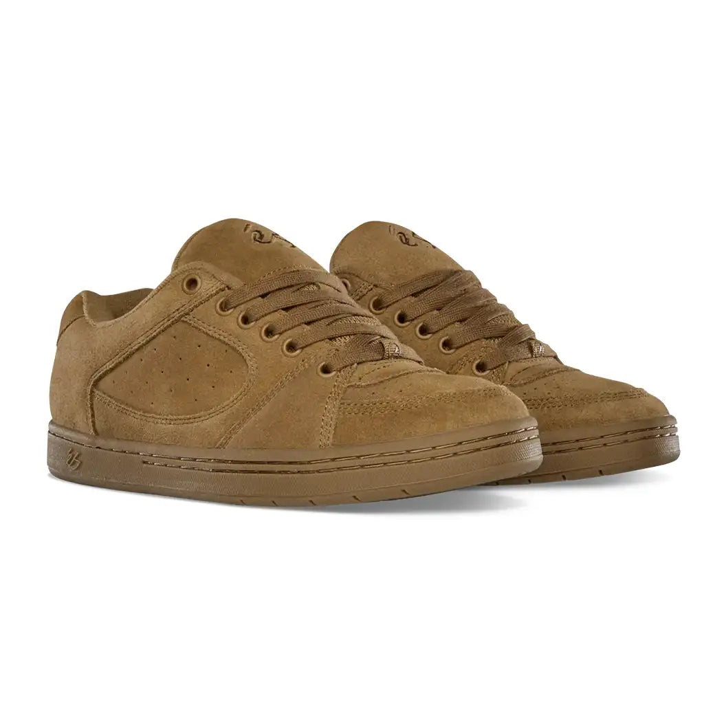 éS Accel Skateboard Shoe Brown / Brown Gum
