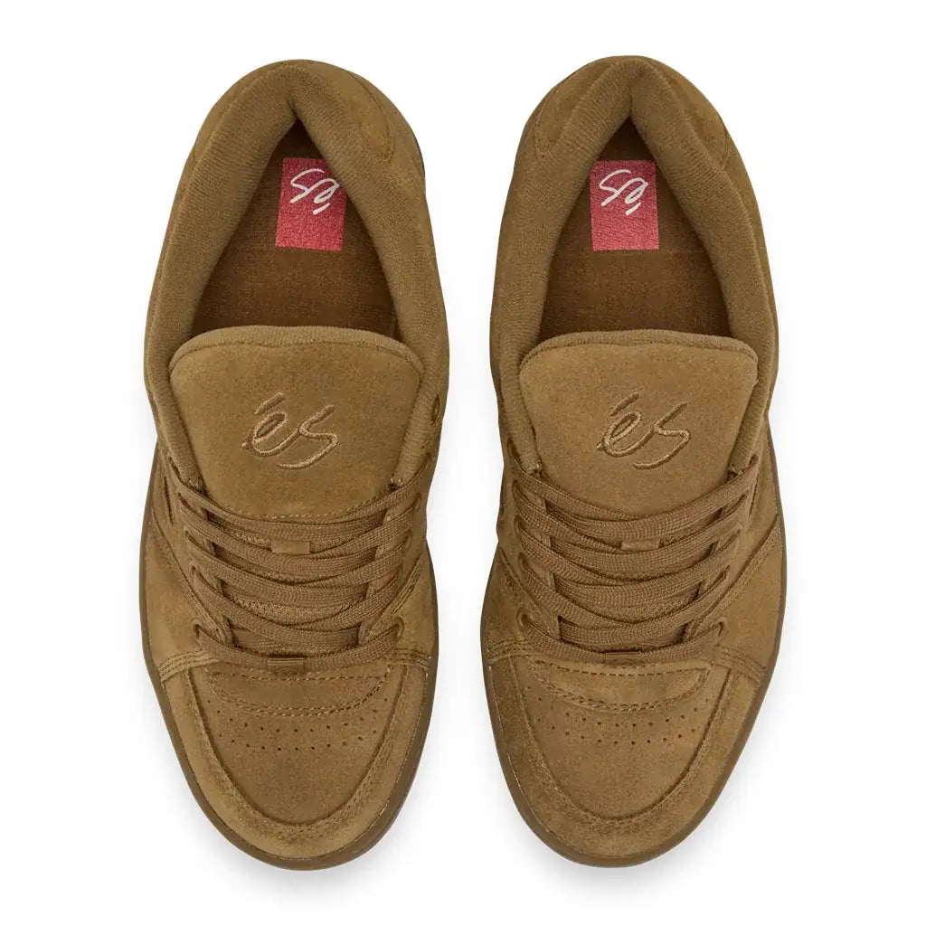 éS Accel Skateboard Shoe Brown / Brown Gum
