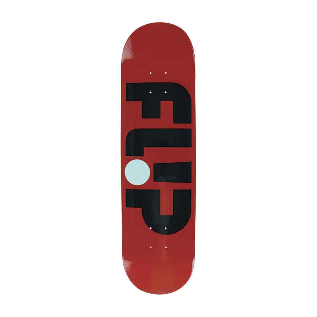 Flip Odyssey Logo Deck Skateboard Deck 8.13 Red