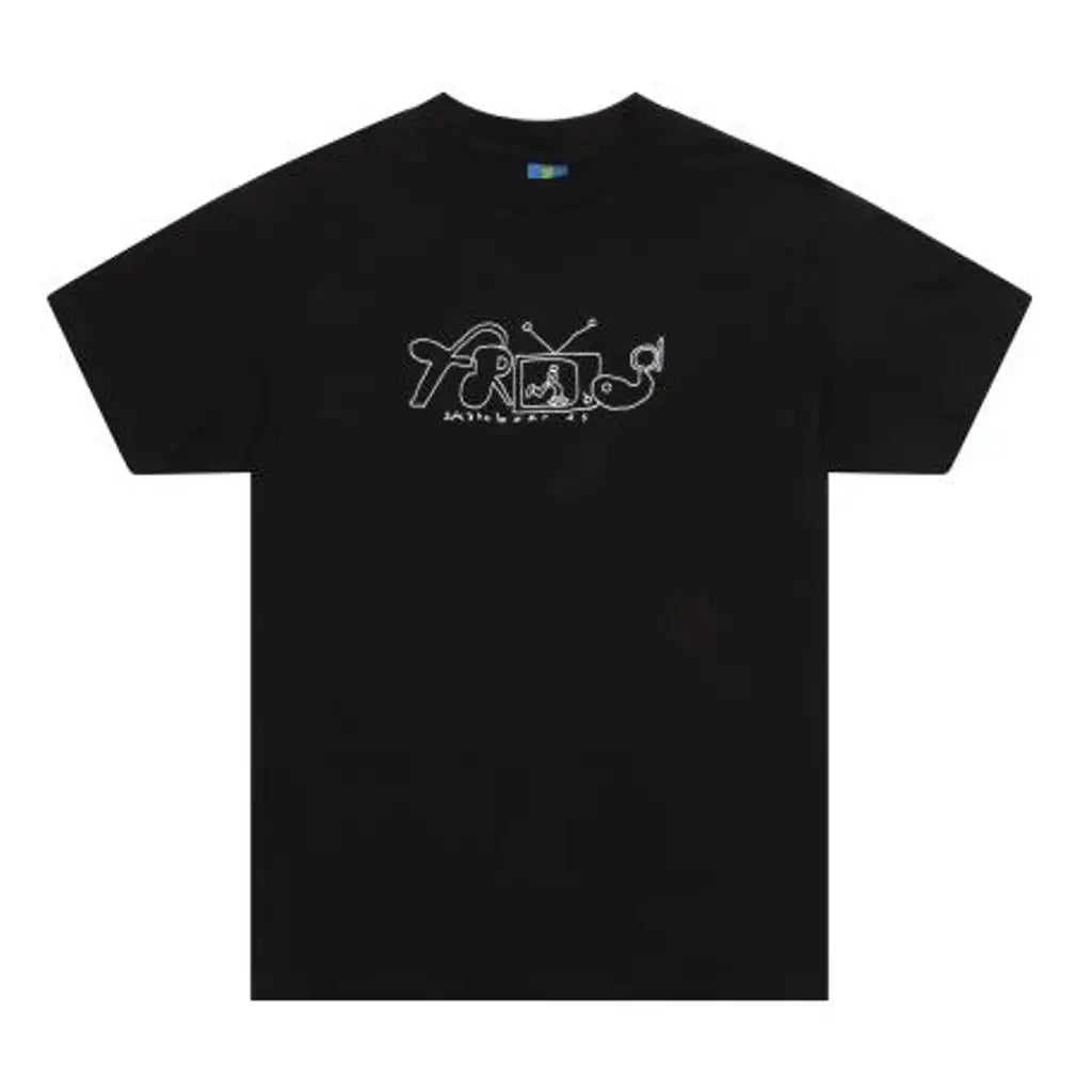 Frog Television T-Shirt Black