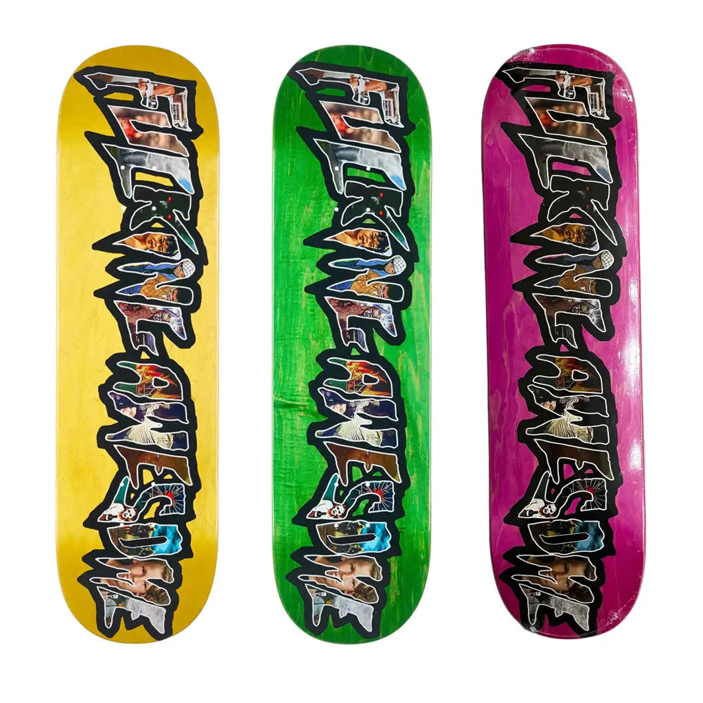 Fucking Awesome Dill Big Logo Collage Skateboard Deck Shape 1 Assorted
