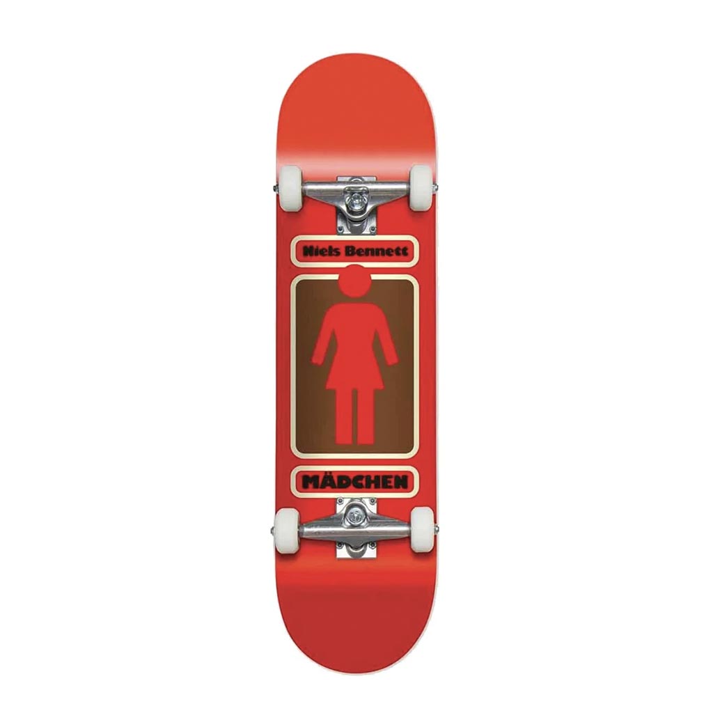 Girl Bennet 93 Til' Red Complete Skateboard 7.87
