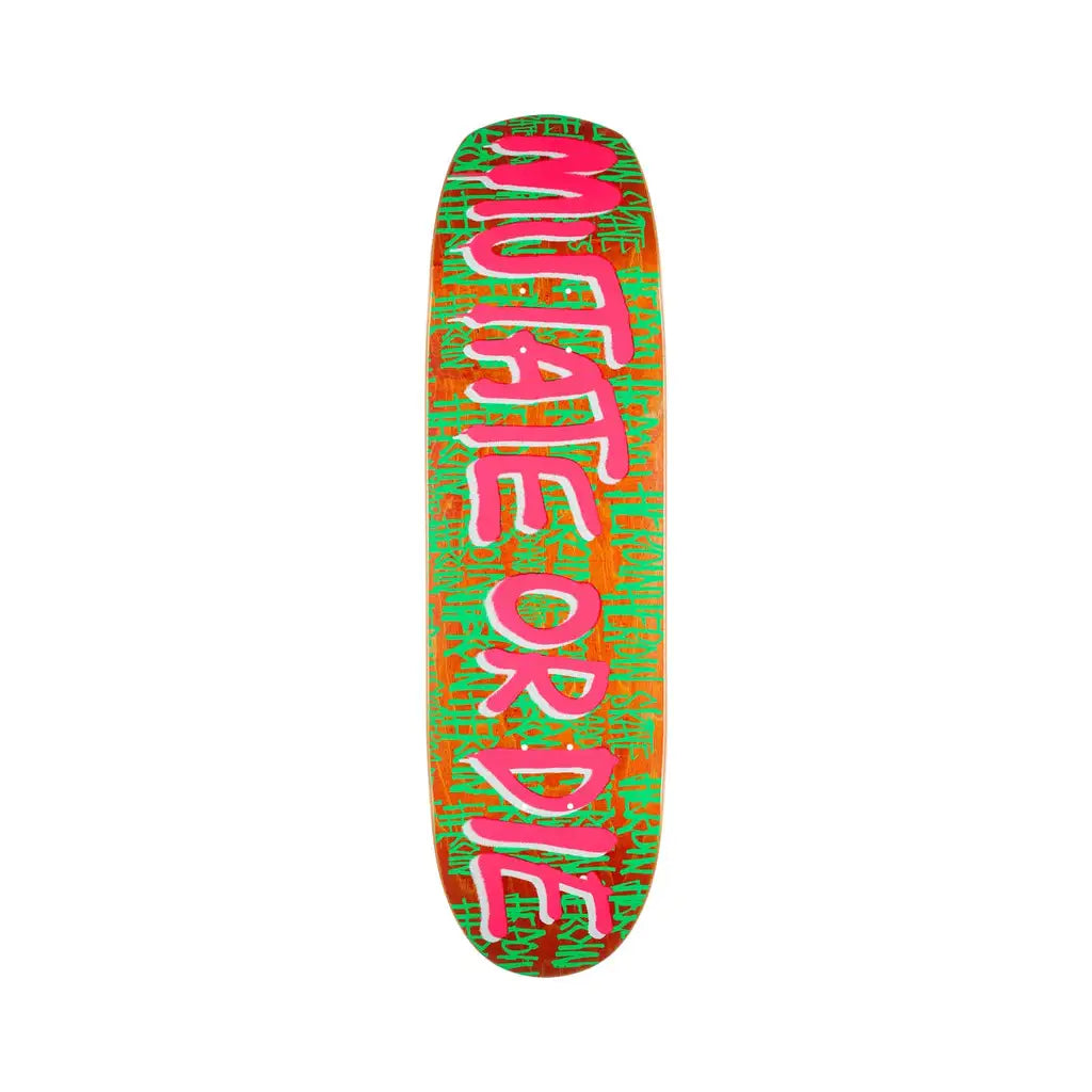 Heroin Mutate Or Die Shaped Deck 8.7