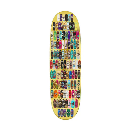 Heroin Team 100th Egg Gold Foil Skateboard Deck 9.125