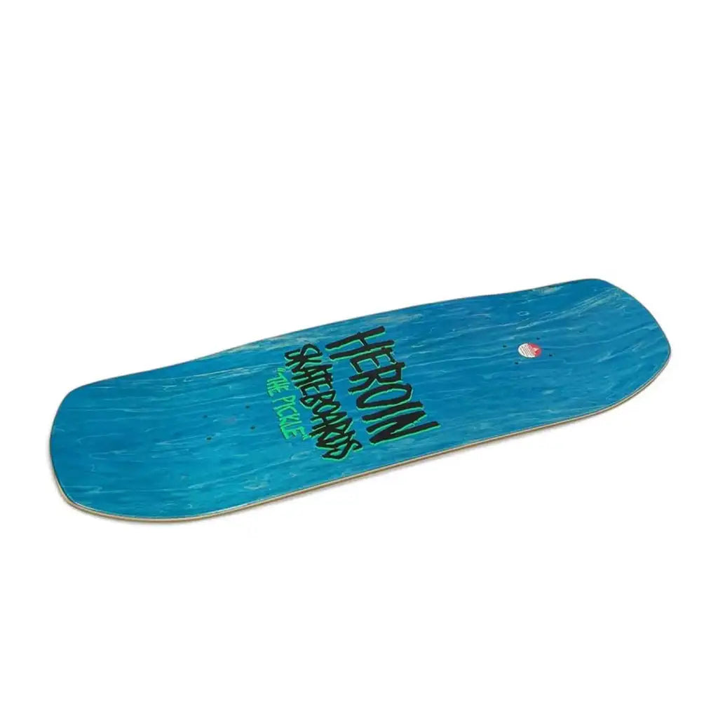 Heroin The Pickle Skateboard Deck Shaped 12.0 2